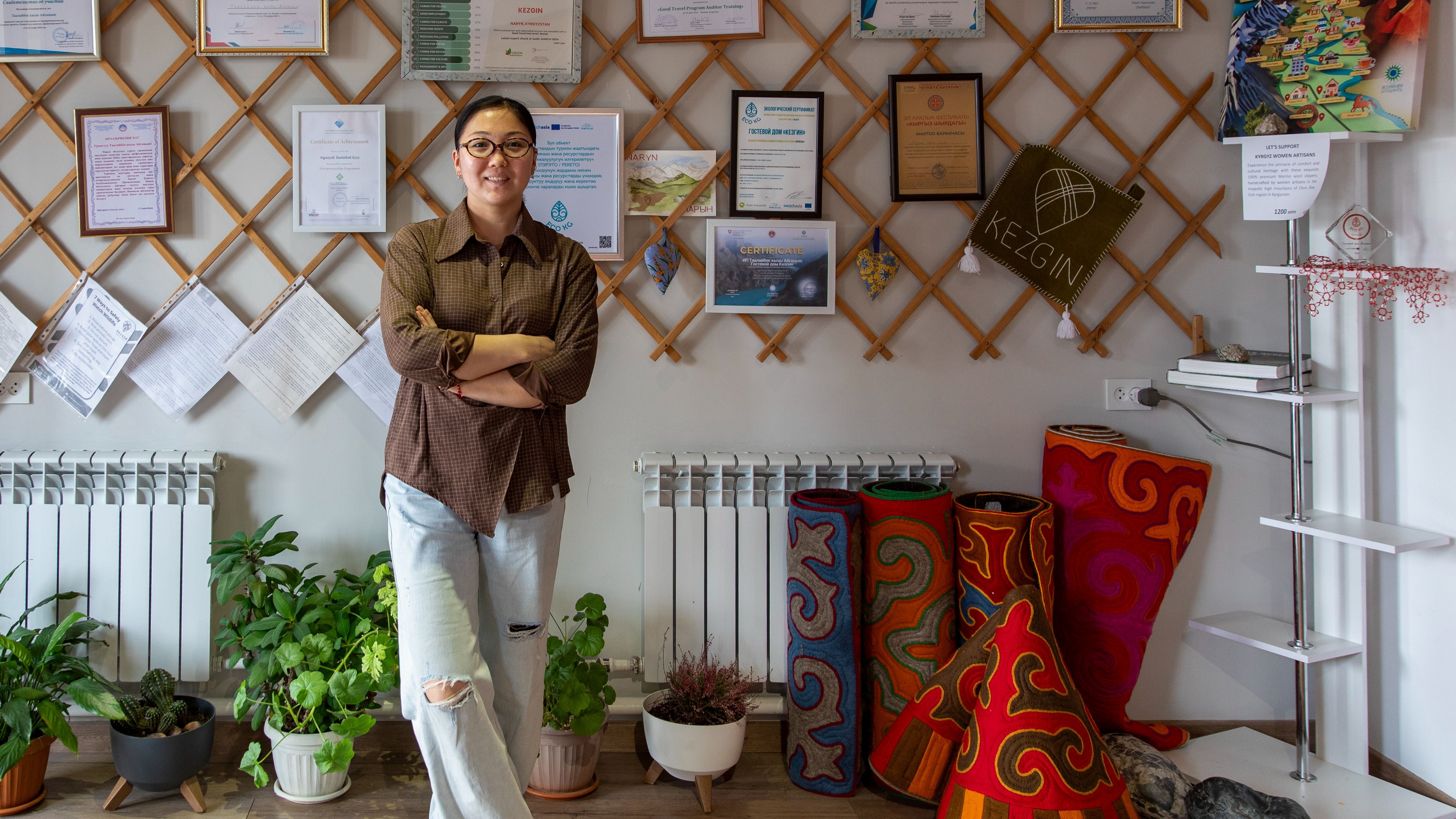 “SPCE gave me practical skills in marketing, financial literacy and business planning. It helped me turn a dream into a concrete reality,” says Aiganysh.